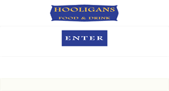 Desktop Screenshot of hooligansrestaurant.com